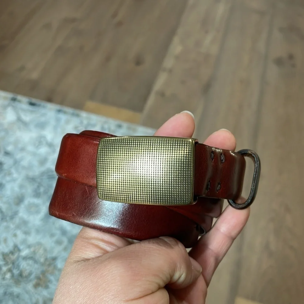 Bosca Canada 🇨🇦 Made Leather Belt Size 38/95